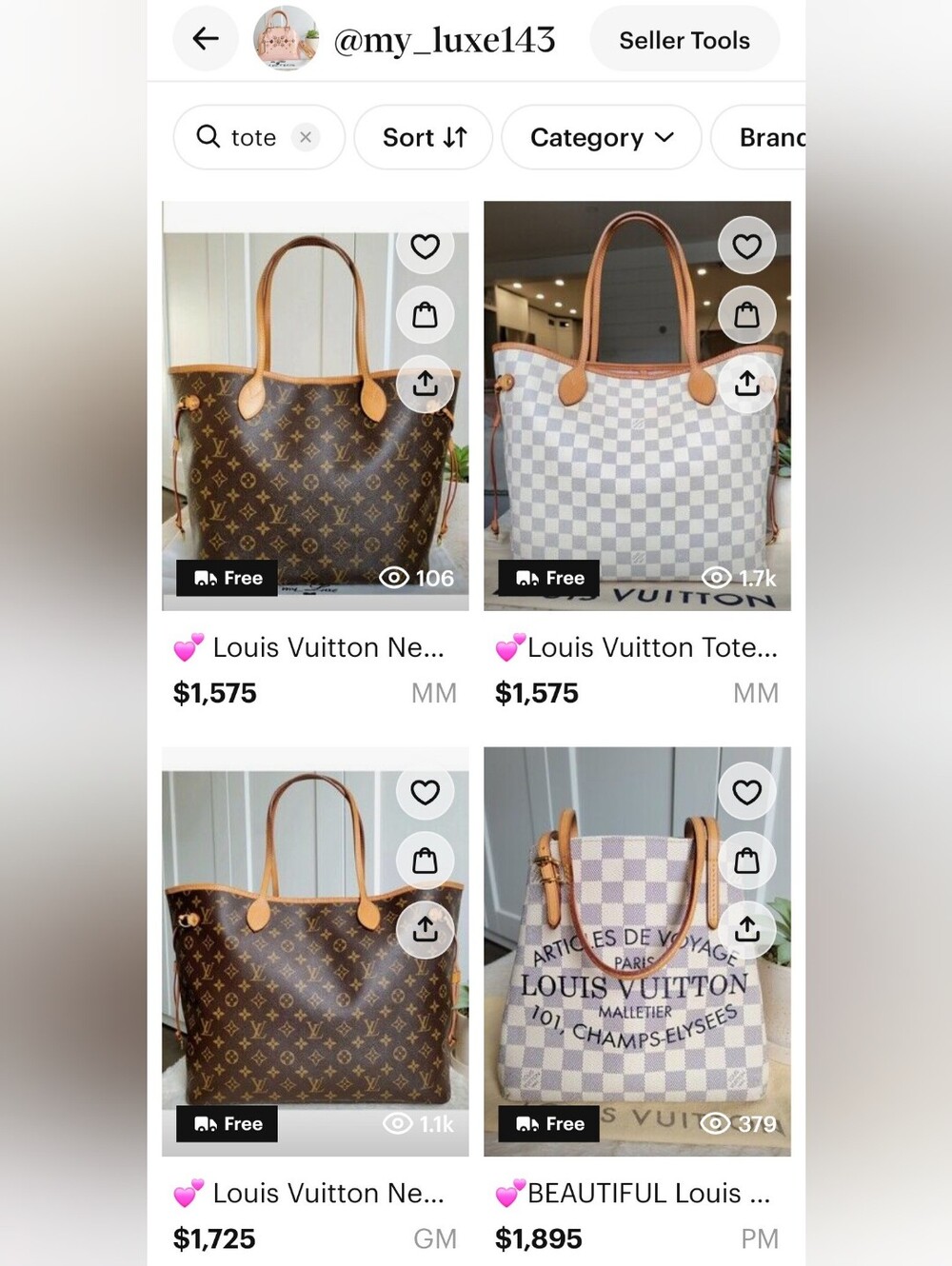 READ DESCRIPTION🛍 Louis Vuitton HOBO Tote Shoulder Bags
